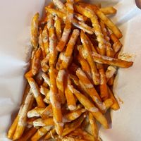 Buffalo fries—don’t miss! at House of Mexica in Reno