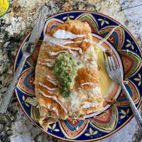 Chimichanga  at House of Mexica in Reno