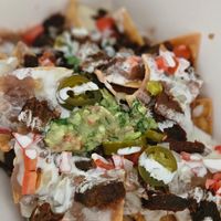 Nachos con asada at House of Mexica in Reno