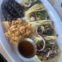 Walnut mushroom tacos   at House of Mexica in Reno