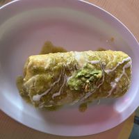 Cheese god chimichanga with pastor - very good!   at House of Mexica in Reno