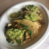 Chicken tacos with avocado at House of Mexica in Reno