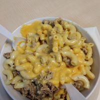Hamburger helper style mac n cheese at House of Mexica in Reno