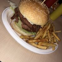 Bacon burger with 2 beyond patties  at House of Mexica in Reno