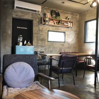 Upstairs seating area at Mirabeau Chocolate in Seoul
