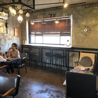 Upstairs seating area at Mirabeau Chocolate in Seoul