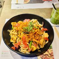 Satay noodle dish  at Wagamama in Alfreton