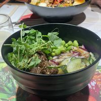 Build your own rice bowl with shiitake mushrooms  at Wagamama in Exeter