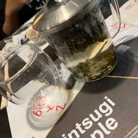Lemon grass and ginger tea at Wagamama - City Centre in Glasgow