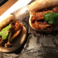 Mushroom steamed buns  at Wagamama - Great Marlborough in London