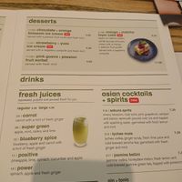 Vegan menu at Wagamama - Great Marlborough in London