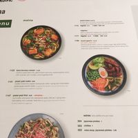 menu II at Wagamama - Great Marlborough in London