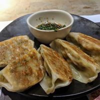 Yasai gyoza. at Wagamama - Islington in North London
