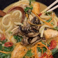 Vegan ramen, kare burosu ramen at Wagamama - New Mersey in Liverpool