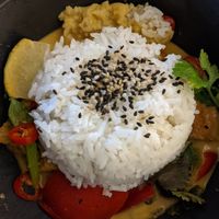 tofu raisukaree at Wagamama in Livingston