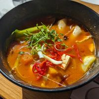 Tofu Korean hotpot at Wagamama in Salford
