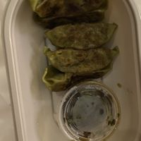 Vegetable gyoza  at Wagamama - North Greenwich in South East London
