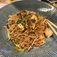 Vegan pad thai at Wagamama in Oxford