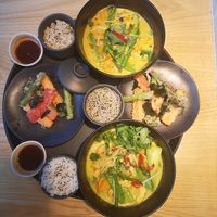 Nikko curry and veg tempura at Wagamama in Staines-upon-thames