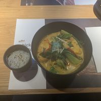 Vegan ramen soup 🍜  at Wagamama in Staines-upon-thames