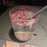 Cheery blossom lemonade (with rose petals) at Wagamama - Wembley in North West London