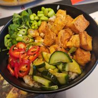 Donburi with tofu at Wagamama - Wembley in North West London