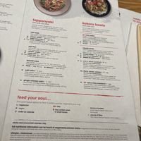 Menu p3  at Wagamama in Windsor