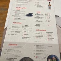 Menu p6  at Wagamama in Windsor