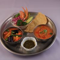 INDIAN THALI at Mirch Masala in Osaka
