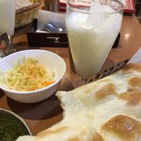 Delicious fresh Lassi at Mirch Masala in Osaka