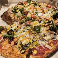 Unlimited toppings, daiya mozzarella  at Mod Pizza in Temple