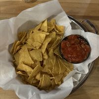 Can have tortilla chips with a choice of salsa or guacamole   at Peppes Pizza - Stortorget in Tromsoe