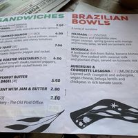 Menu  at Pipoca Vegan in South West London