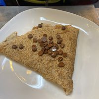 chocolate crepe  at Pipoca Vegan in South West London