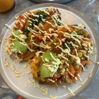 Sweet potato dish   at Pipoca Vegan in South West London