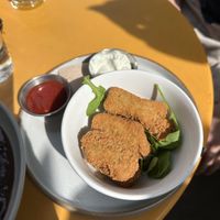 ‘Chicken’ nuggets  at Pipoca Vegan in South West London