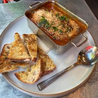 Aubergine and courgette lasagna   at Pipoca Vegan in South West London