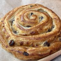 Pain aux raisins  at Pipoca Vegan in South West London