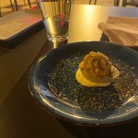 Vegan eggs at Pipoca Vegan in South West London