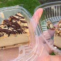 Vegan cheesecake! at The Green Door in Ottawa