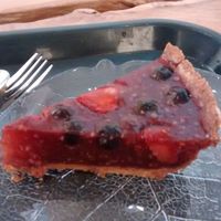 Red fruits pie at The Green Door in Ottawa