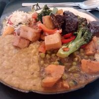 Hot and cold buffet at The Green Door in Ottawa