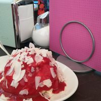 Spaghetti Sundae at Eiscafe Dolomiti in Konstanz