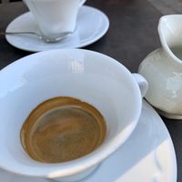 americano at Eiscafe Dolomiti in Konstanz