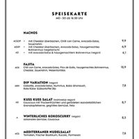 Speisekarte nach 16.30  at Liebling in Vienna