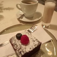 Vegan Brownie at Liebling in Vienna