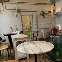 Indoor seating  at Liebling in Vienna