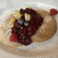 Fluffy berry pancakes!  at Liebling in Vienna