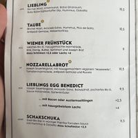 frühstückskarte 1  at Liebling in Vienna