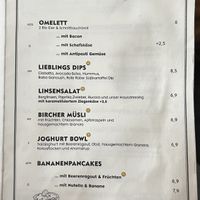 frühstückskarte 2  at Liebling in Vienna